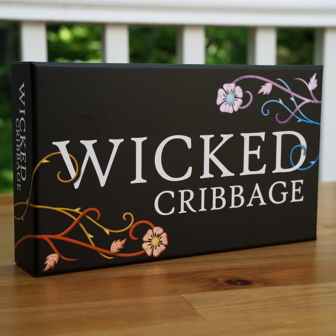 Wicked Cribbage | A Playful Twist On A Classic Game | 30-45 Minute Playtime | Ages 8+ | Quick Easy to Learn