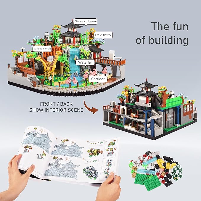 Zoo Micro Building Blocks Set 5000PCS for Adults or Teens Ages of 14+ Animals Park DIY Modle Kit in Living Room or Office Decorative Items Collection Model for Lovers