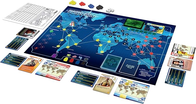 Asmodee Pandemic on the Brink Board Game EXPANSION - Face New Challenges and Save Humanity Cooperative Strategy Game for Kids and Adults Ages 8+ 2-5 Players 45 Minute Playtime