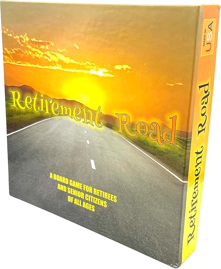 Retirement Road Board Game | Retirement Gift | Game for Senior Citizens | Gift for Parents or Grandparents | Board Game for Game Night | 2 to 6 Players | Play Time 45 to 90 Minutes