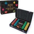 Spin Master Games Cardinal Legacy Deluxe 200-Piece Poker Set Premium Dual-Toned Poker Chips in Wooden Storage Case 2-10 Players for Ages 10 &amp Up