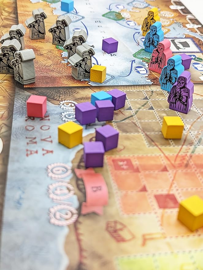 Nova Roma: Emperor Constantine Builds The New Roman Empire - Euro Strategy Board Game - 25th Century Games