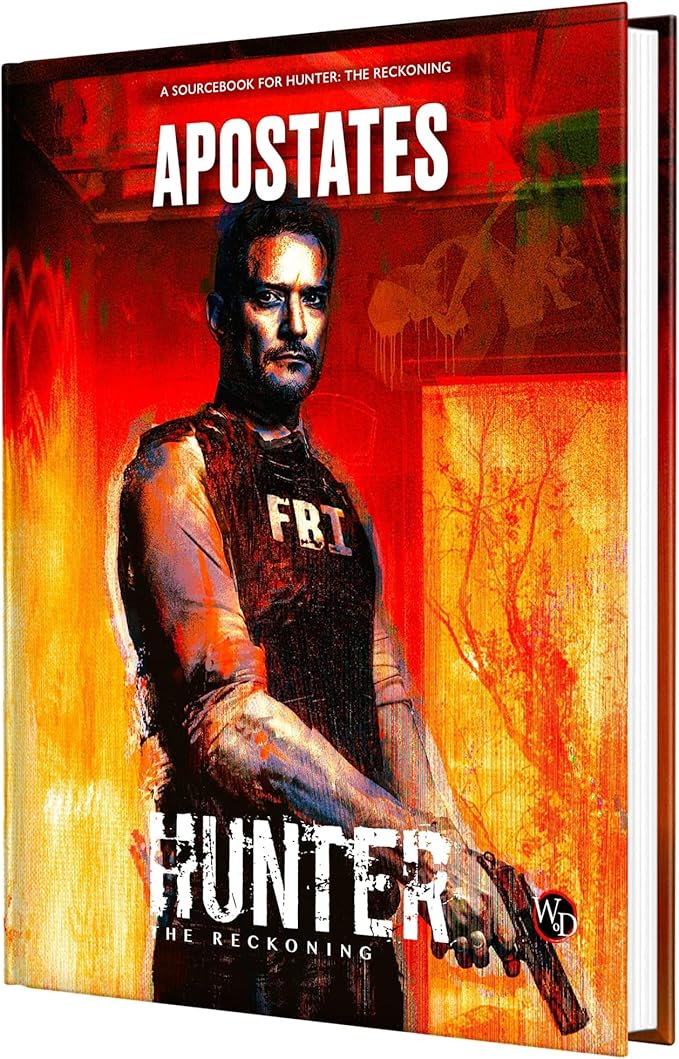 Renegade Game Studios Hunter the Reckoning Apostates Sourcebook 5E RPG Hardcover Book