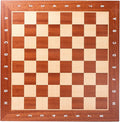 GSE Games &amp Sports Expert Professional Tournament Chess Board Only Sapele &amp Maple Inlaid Chessboard Portable Chess Board for Beginners Kids Adults (Medium: 15.75 / Square: 1.57 Brown)