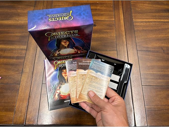 Nord Games: Objects of Intrigue: Boxed Set - 5e RPG Storytelling Cards 300 Tarot Sized Cards for Different Environments Roleplaying Game 5e D&ampD