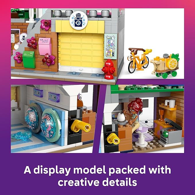 LEGO Friends Heartlake City Apartments and Stores Dollhouse - Toy Building Set for Kids Girls and Boys Ages 12+ - Gift Ideas for Birthday - with 7 Minidolls a Micro-Doll and More - 42670