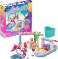 MEGA Barbie Color Reveal Dolphin Exploration Toy Building Set with 10+ Surprises 2 Micro-Dolls and 2 Dolphins Toy Gift Set for Girls and Boys Ages 5 and up