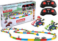 Carrera RC Mario Kart Tabletop Toy Racing Set Featuring Mario Luigi and 2 Radio Controls