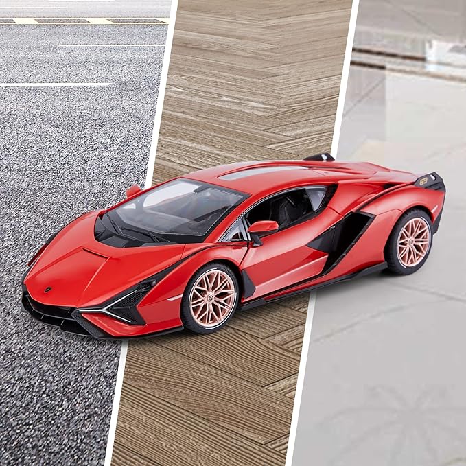 RASTAR RC Car Lamborghini Sián FKP 37 1/14 Remote Control Car Lamborghini RC Toy for Kids Boys - RED
