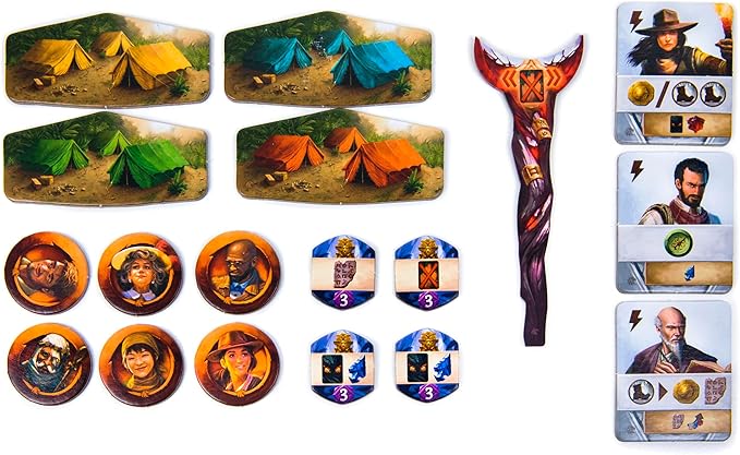 Lost Ruins of Arnak: Expedition Leaders | CGE Board Game | Player Role Expansion for Adventure Strategy Game
