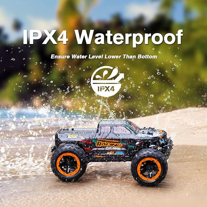 HAIBOXING RC Cars 16889 1:16 Remote Control Car for Adults High-Speed 36km/h RC Trucks RTR RC Crawler 2.4G All Terrain Waterproof Off-Road Vehicle with 2 Batteries Gifts for Kids Boys 8+