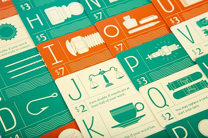 Letter Tycoon: Mensa Select Word-Building Strategy Game for Families and Friends Ages 10+ 2-5 Players