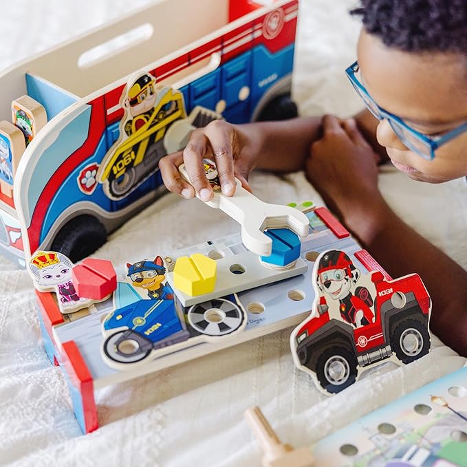 Melissa &amp Doug PAW Patrol Match &amp Build Mission Cruiser - FSC Certified