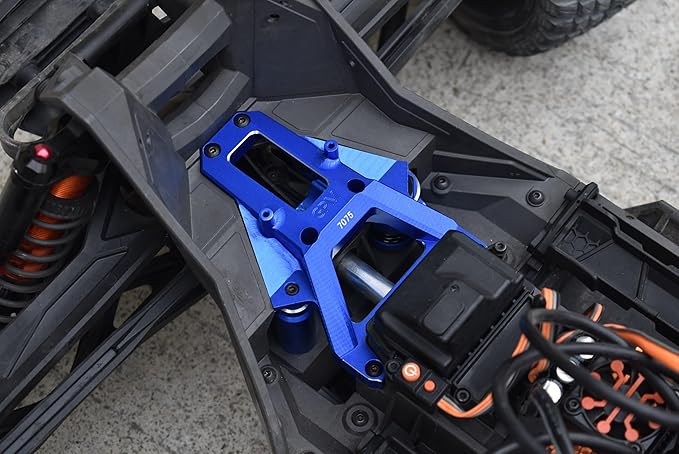 Aluminum 7075-T6 Front Bulkhead Cover Set for Traxxas 1:5 XRT 8S Monster Truck 78086-4 Upgrades - Green
