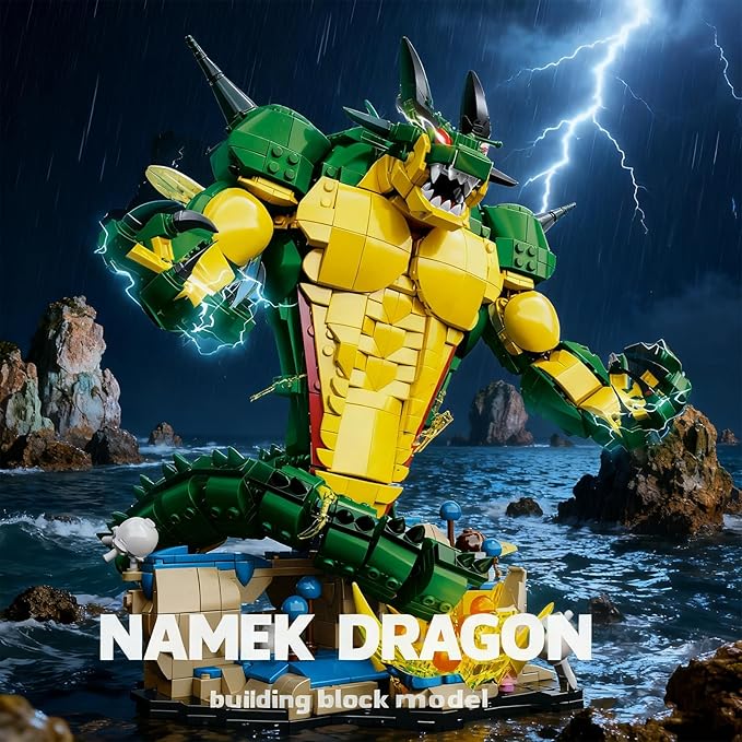 Animal Dragon Building Blocks Sets Anime Chinese Dragon Building Kits Model Home Office Decor Creative Birthday Gift for Adults Teens 1907PCS