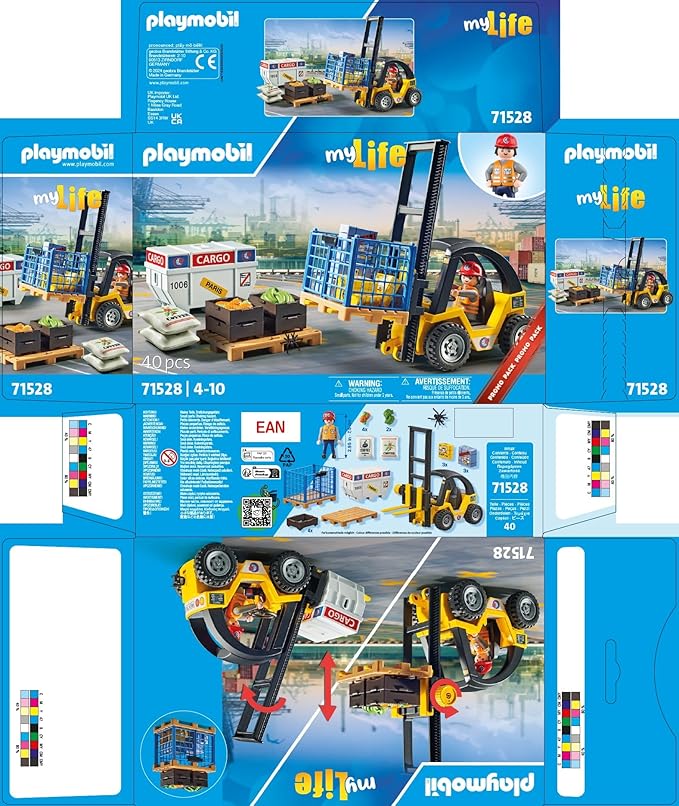Playmobil Forklift Truck with Cargo