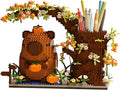Capybara Building Blocks Set -1880PCS Cute Animals &amp Flowers Building Bricks Kit Kawaii Capybara Gifts Toy for Kids Age 8+ Capybara Stuff Pen Holder&ampDesk Organizer Arts &ampCrafts for Boys
