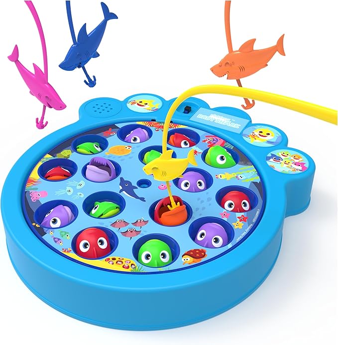 Spin Master Cardinal Games 6054916 Baby Shark Gone Fishing Game Multi Colour Ages 4+