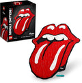 LEGO Art The Rolling Stones 31206 Logo Wall Décor Building Set for Adults Men Women Husband Wife Music Lovers DIY Home or Office 3D Decoration 60th Anniversary Collectors Set
