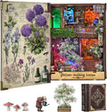 Book Nook KitTiny House Kits to Build to Live inDIY Wooden Crafts for Adults Mini Model Kits with LED Birthday and Valentine's Day Gift for Adults (Potion-Making Edition)