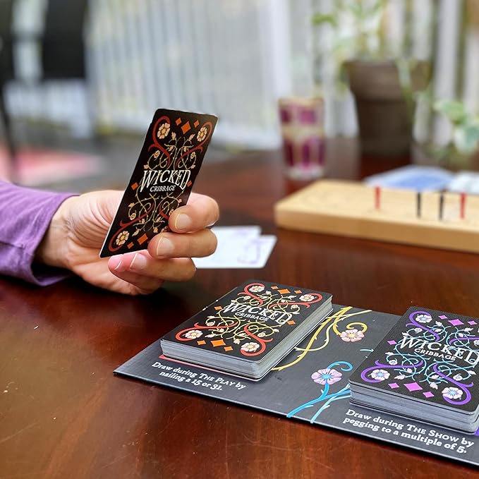 Wicked Cribbage | A Playful Twist On A Classic Game | 30-45 Minute Playtime | Ages 8+ | Quick Easy to Learn