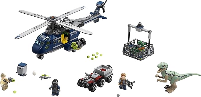 LEGO Jurassic World Blue's Helicopter Pursuit 75928 Building Kit (397 Pieces)