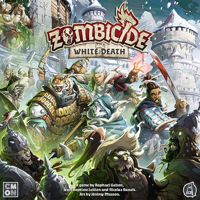 CMON Zombicide White Death Board Game - Battle The Undead Siege in The Frozen North! Cooperative Strategy Game with Tabletop Miniatures Ages 14+ 1-6 Players 1 Hour Playtime
