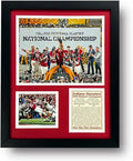 Indiana Hoosiers | 2025 CFP National Champions | Collectible Hoosier Football Memorabilia | Framed Picture &amp Photo Collage Gift Man Cave Wall Art Home &amp Room Decor | 2 Sizes &amp 2 Styles (