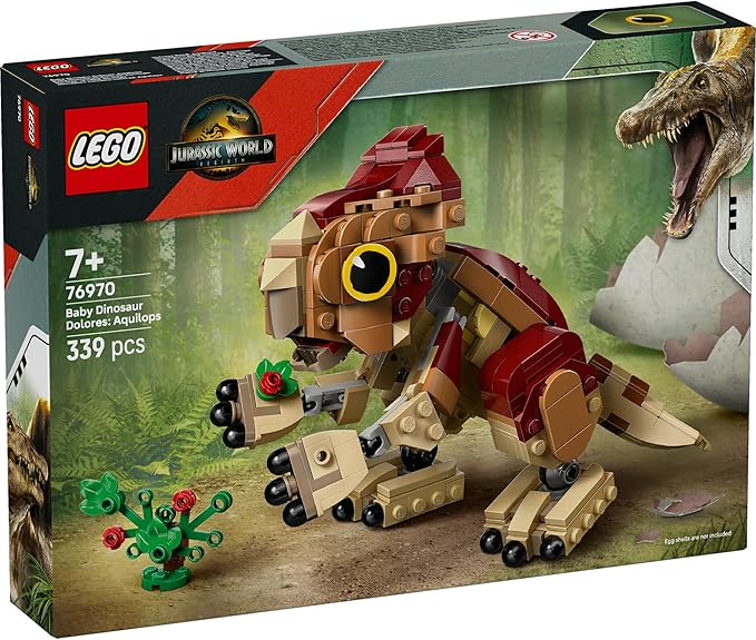 Lego 76970 Jurassic World Baby Dinosaur: Aquilops Toy Birthday Present Blocks Boys Girls Children 7 Years Old 8 Years Old 9 Years Old Elementary School Dinosaur Science Mom Father