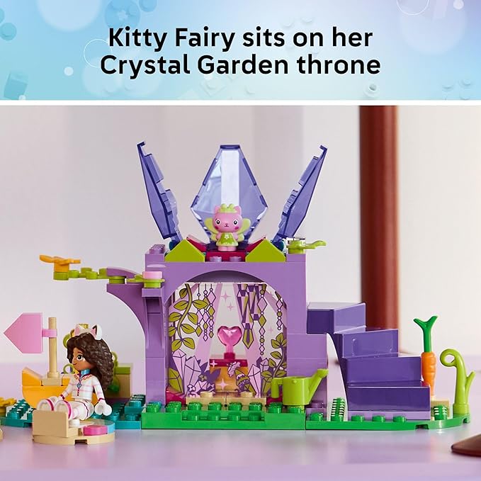LEGO Gabby’s Dollhouse Sweet Treat Mountain &amp Kitty Garden Building Blocks - Pretend Play &amp Learning Toy for Girls &amp Boys Ages 4+ - W/Gabby &amp Pandy Paws Figures - Gift Idea for Birthd