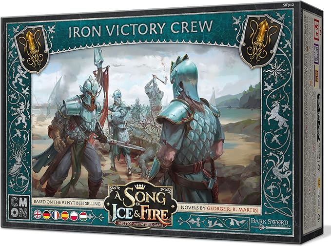 A Song of Ice and Fire Tabletop Miniatures Iron Victory Crew Unit Box (Multilingual Edition) Strategy Game for Adults Ages 14+ 2+ Players 45-60 Minute Playtime Made by CMON