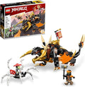 LEGO NINJAGO Cole’s Earth Dragon EVO 71782 Upgradable Action Toy Figure for Boys and Girls with Battle Scorpion Creature and 2 Minifigures 2023 Playset