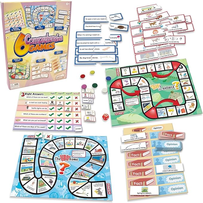 Junior Learning 6 Comprehension Games Multi (Model: JL406)