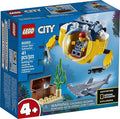 LEGO City Ocean Mini-Submarine 60263 Underwater Playset Featuring a Toy Submarine Pirate Treasure Chest Hammerhead Shark Figure and a Pilot Minifigure Great Gift for Kids (41 Pieces)