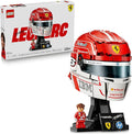 LEGO Editions Scuderia Ferrari HP Charles Leclerc Helmet - Building Set for Teens Ages 14+ - Collectible F1 Display - Bedroom or Home Office Decor - Gift for Formula 1 Fans - 43014
