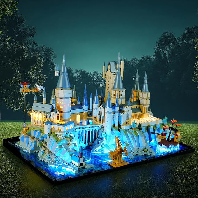 BRIKSMAX 2.0 Light Kit for Hogwarts Castle and Grounds - Innovative LED Lighting Compatible With Lego Harry Potter 76419 (Set Not Included)