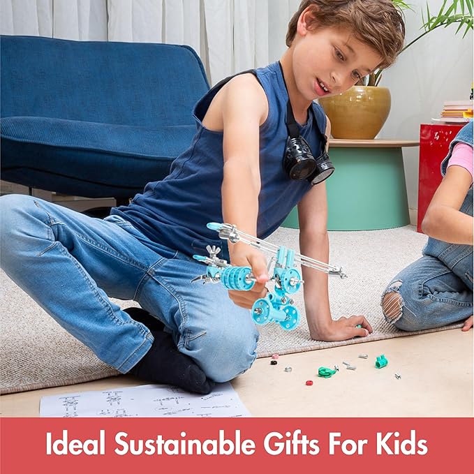 The Off Bits AirBit – Build Your Own Airplane! STEM Building Kit for Creative Kids 8-12 &amp Curious Adults Fun Educational Gift for Boys &amp Girls