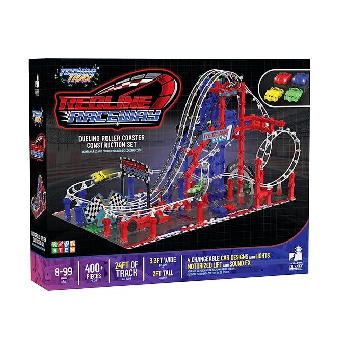 The Learning Journey - Techno Trax Redline Raceway - 400+ pc Set