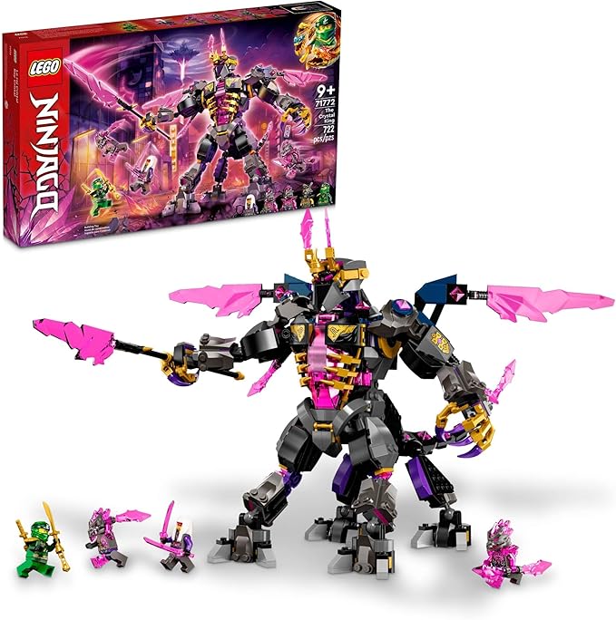 LEGO NINJAGO The Crystal King Set 71772 Battle Toy for Kids with Posable Centaur Action Figure and Lloyd Minifigure