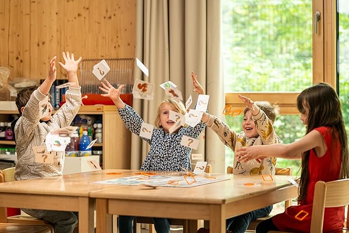 Concept Kids Animals - Cooperative Animal Guessing Game for Children! Fun Family Board Game for Kids &amp Adults Ages 4+ 2-12 Players 20 Minute Playtime Made by Repos Production