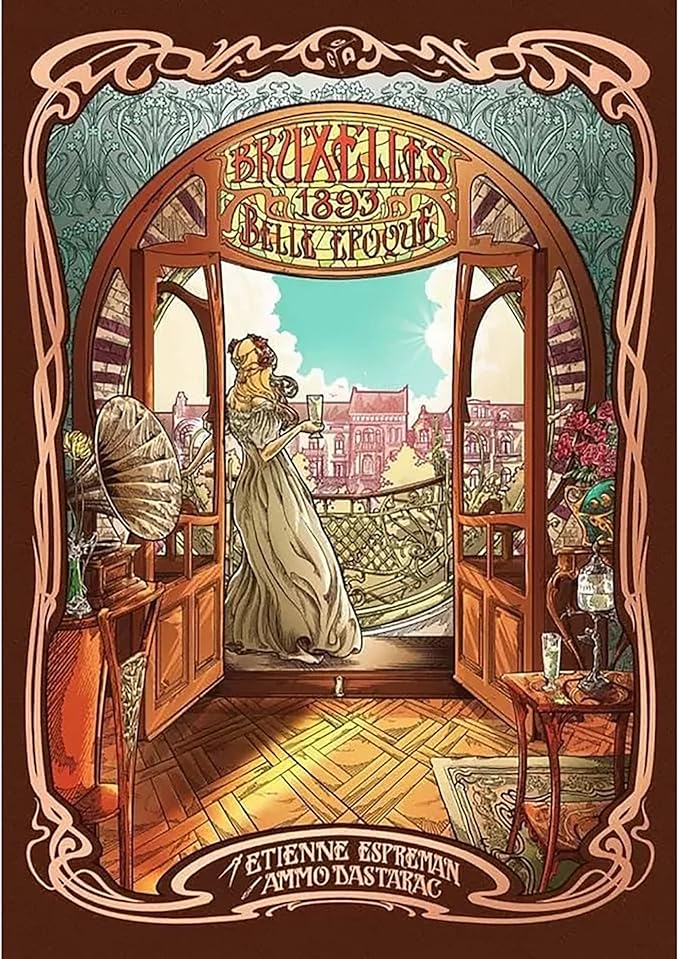 Bruxelles 1893 Including Belle Epoque Expansion - Worker Placement &amp Bidding Strategy Board Game Ages 14+ 2-5 Players