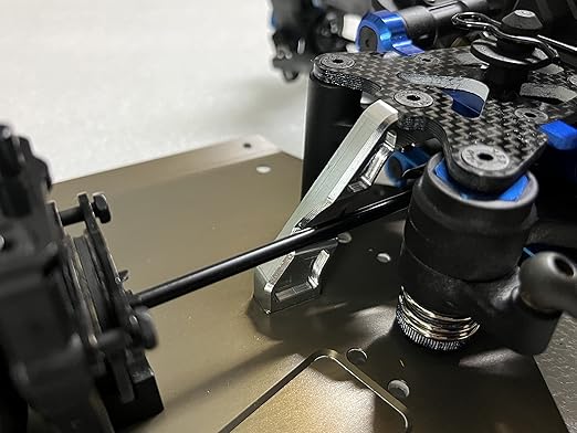 CNC Aluminum Chassis Brace Set Blue for Team Associated RC8B4 RC8B4e