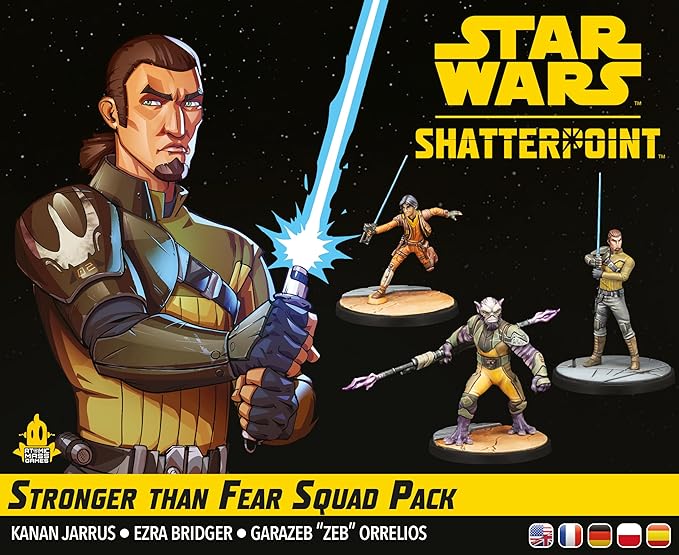 Atomic Mass Games Star Wars Shatterpoint Stronger Than Fear Squad Pack - Tabletop Miniatures Game Strategy Game for Kids and Adults Ages 14+ 2 Players 90 Minute Playtime Atomic Mass Games