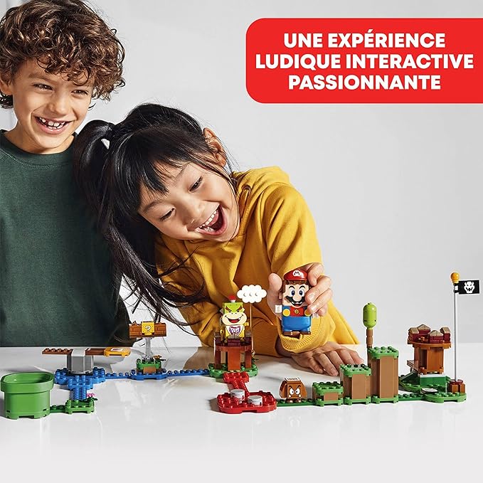 Lego Super Mario Adventures with Mario Starter Course Set Buildable Toy Game Collectible Gifts for Kids Boys &amp Girls 6 Plus Year Old with Interactive Figure 71360