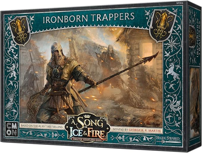 CMON A Song of Ice and Fire Tabletop Miniatures Ironborn Trappers Unit Box - Deadly Ambush Masters Strategy Game for Adults Ages 14+ 2+ Players 45-60 Minute Playtime Made by CMON
