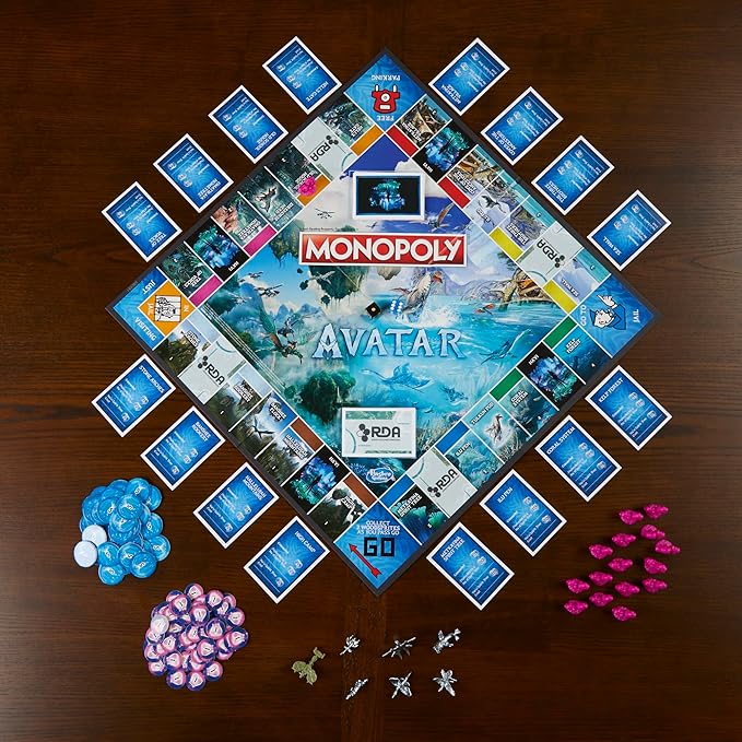 Monopoly: Avatar Edition Board Game for Ages 8 and Up Family Games for 2 to 6 Players Kids Games