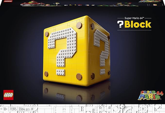 Lego Super Mario Fragezeichen-Block aus Super Mario 64