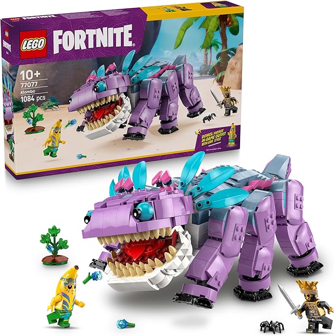 Lego 77077 Fortnite Chrome Boo Toy Birthday Present Blocks for Boys and Girls Kids 10 Years Old 11 Years Old 12 Years Old Elementary School Students Animals Creatures Games Mom and Dad