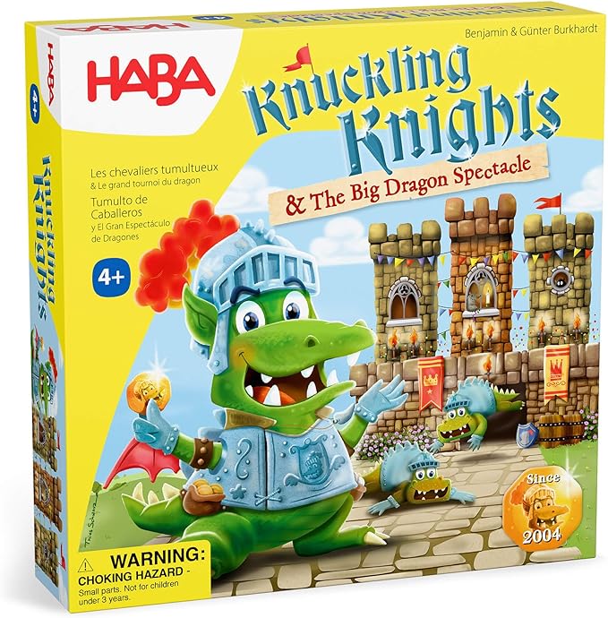 HABA Knuckling Knights: A New Twist on The HABA Games Classic Strategy Board Games for Family Night and Fun Board Games for Knight &amp Castle Fans