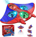 RC Plane Spider Toys for Kids 2.4Hz 3.5CH Foam Remote Control Airplane with Altitude Hold One Button Takeoff/Landing 360° Stunt Flips LED Lights Ideal Gift for Kids Boys &amp Girls Beginners